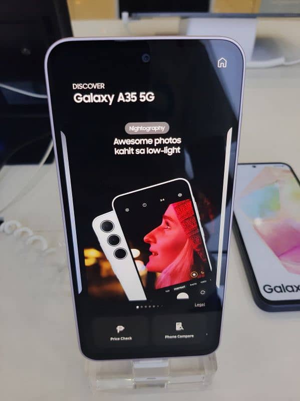 galaxy a35 2024 5g. new phone 6gm. 128gb 4