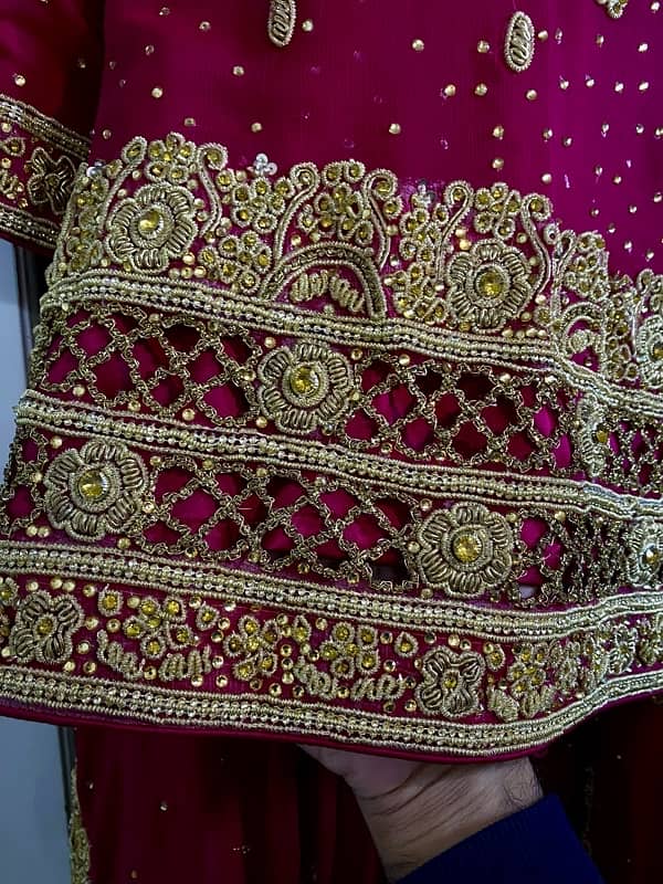 Kundan bridal desinger wedding dress inspired by minal khan 11