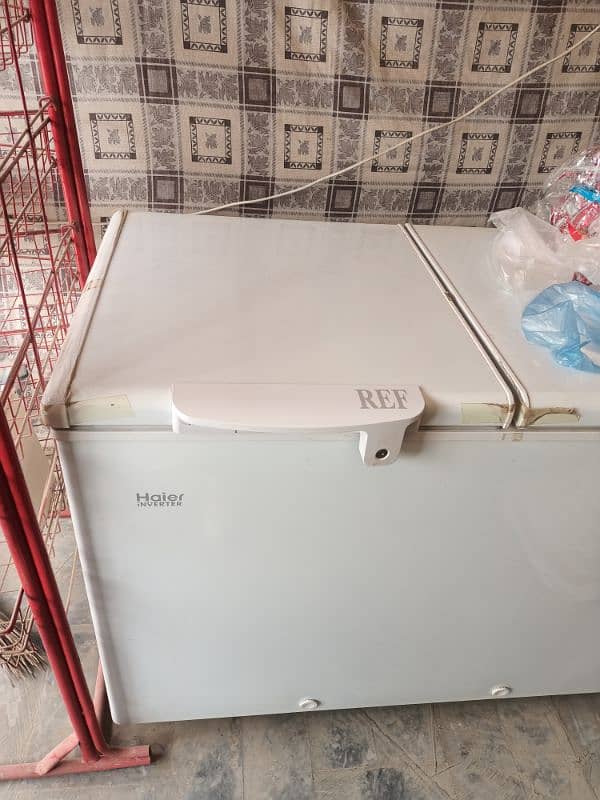 Haier deep freezer double door (inverter) 0