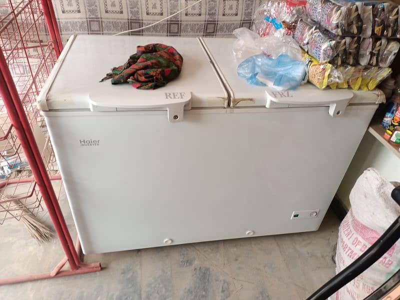 Haier deep freezer double door (inverter) 2