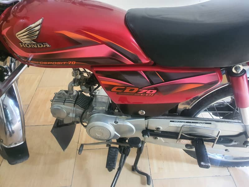 Honda CD 70 2023 Red 1