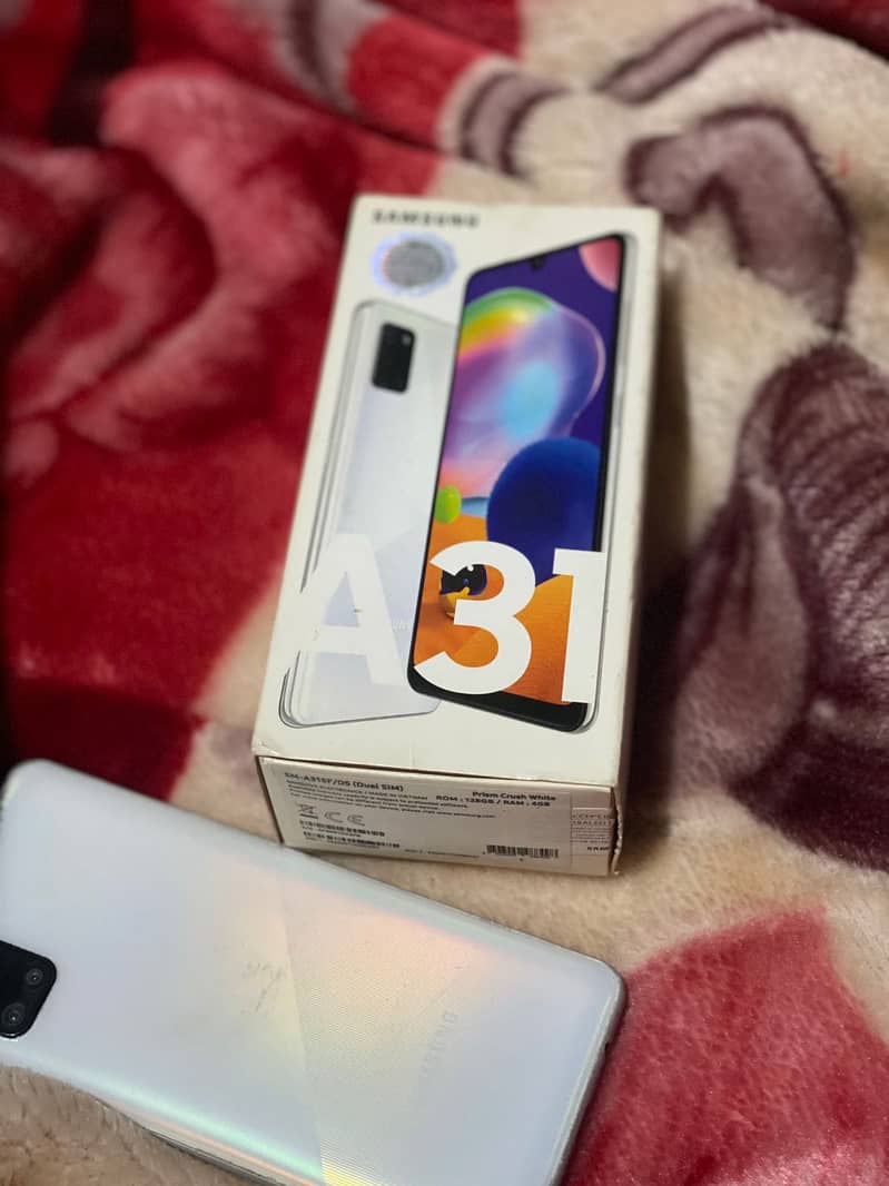 Samsung A31 with box 6