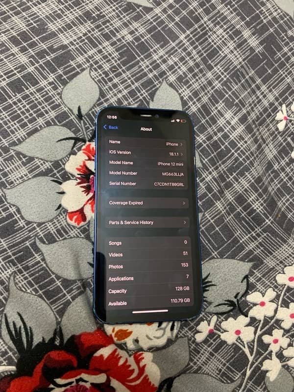 I PHONE 12MINI 128GB PTA APPROVED 4