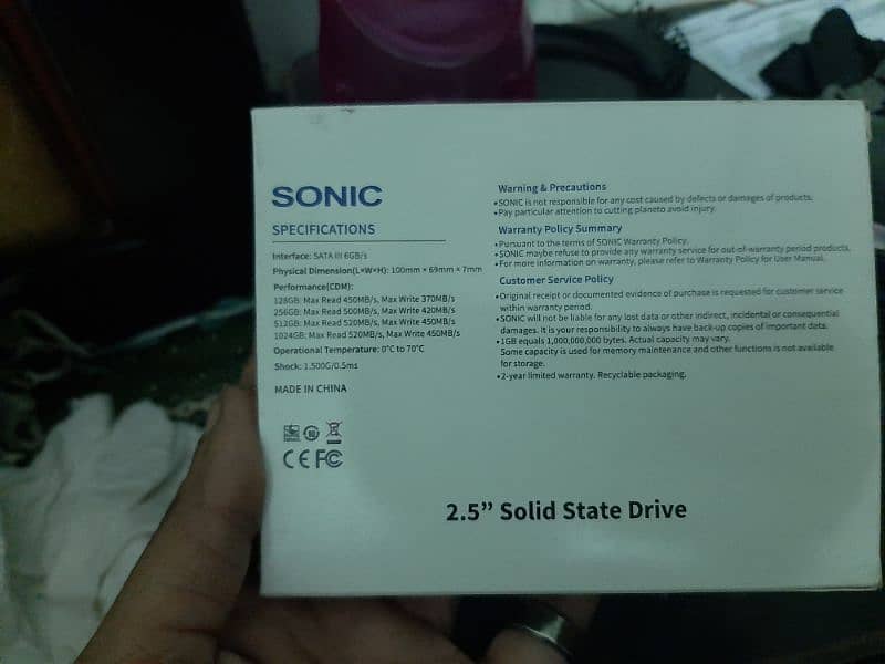 SSD SONIC 128GB 1