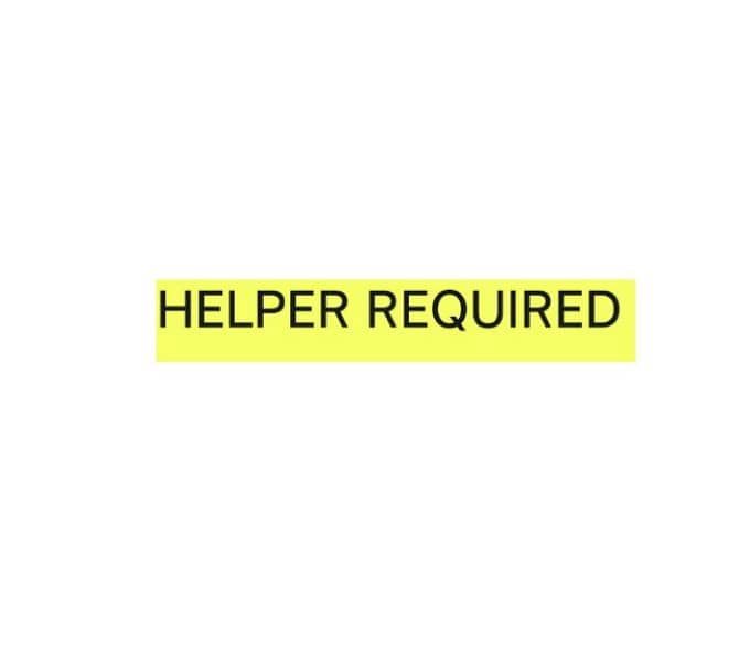 HELPER required 0