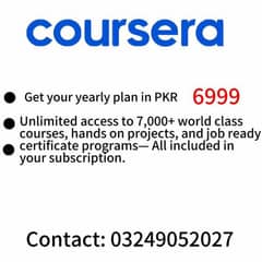 COURSERA PLUS (1 YEAR) PLAN