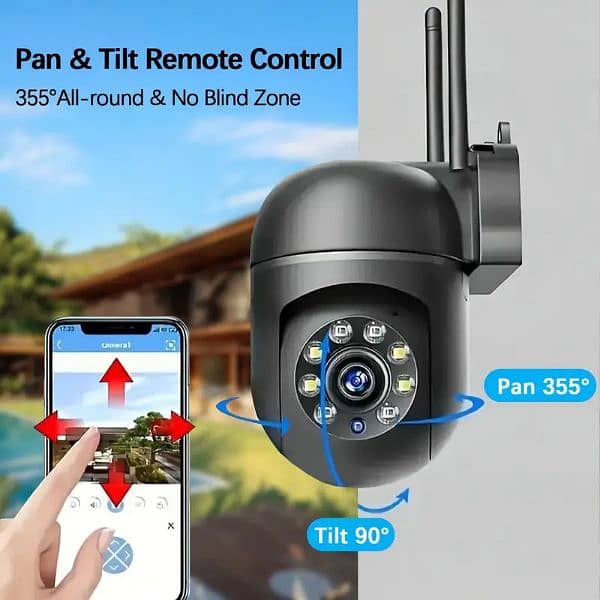 HD 1080P WiFi Security Camera with Night Vision 0