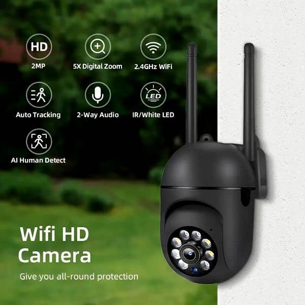 HD 1080P WiFi Security Camera with Night Vision 1