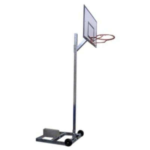 Basketball poles (new) Moveable (Fixing) (10 guage) heavy duty 0