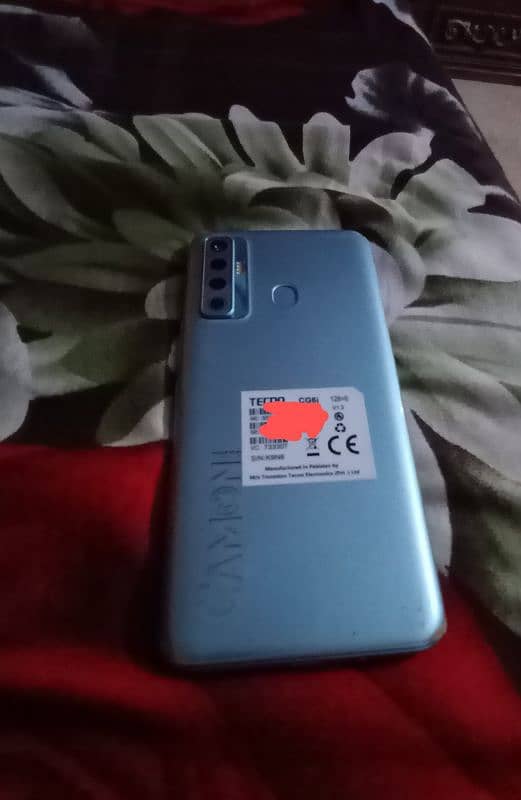 Tecno Camon 17 6GB RAM with Box All OK PTA Approved Official 4