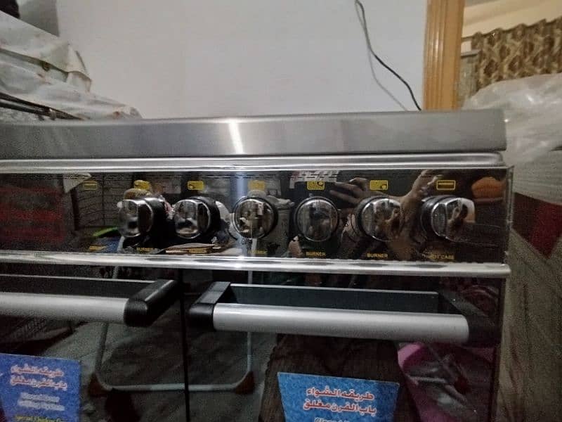 cooking range with five burners ( stove) 7