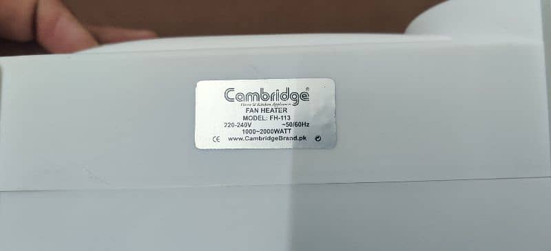 Cambridge Electric Heater 2