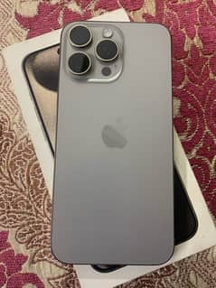 iphone 15 pro max natural titanium FU LLA