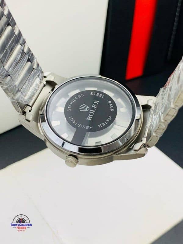 Men's Stainless Steel Quartz watch 1