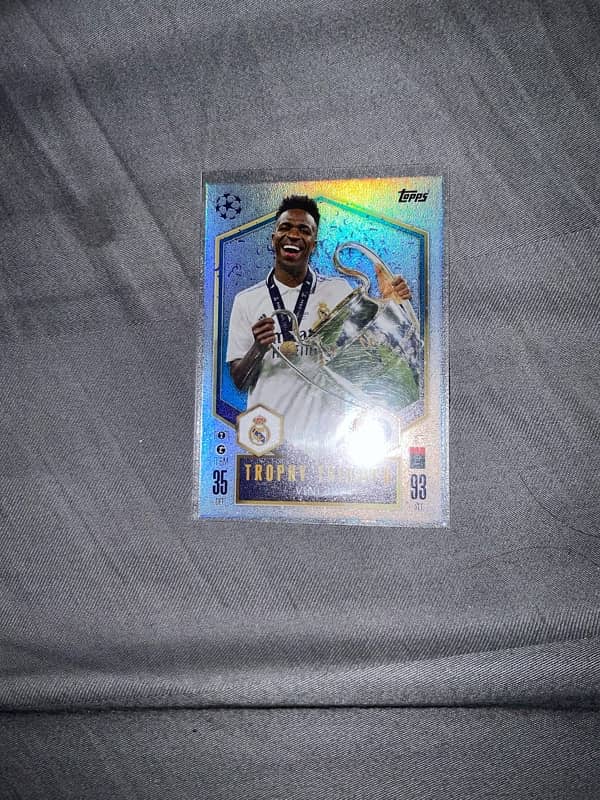 Match attax 24/25 Trophy triumph Vinicius Junior #437 Football Cards 0