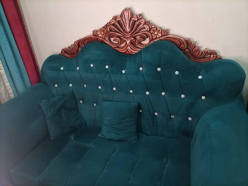 85 hazar wala sofa Taaj King size Sale what's ap numbr O3O66669308 6