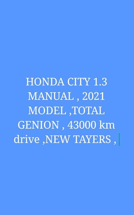 Total GENION Honda city 10