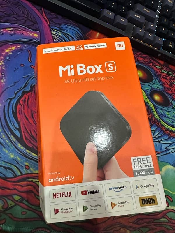 Mi Tv Box S 4k Ultra HRD+ 0