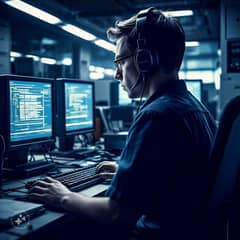 Need Computer Operator , Day night Shift Available