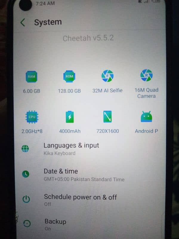 Infinix s5 6/128 dual Sim working pta aproof 4