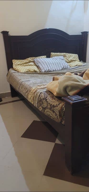 Bed and side table 0