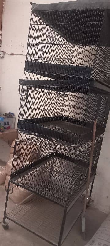 Rabbits or Fancy Birds Cage with assesries 0