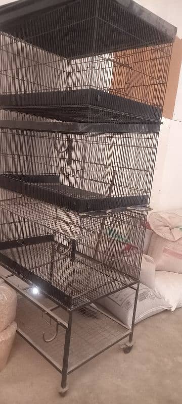 Rabbits or Fancy Birds Cage with assesries 2