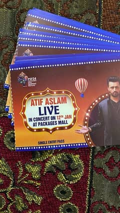 Atif Aslam Concert Pass