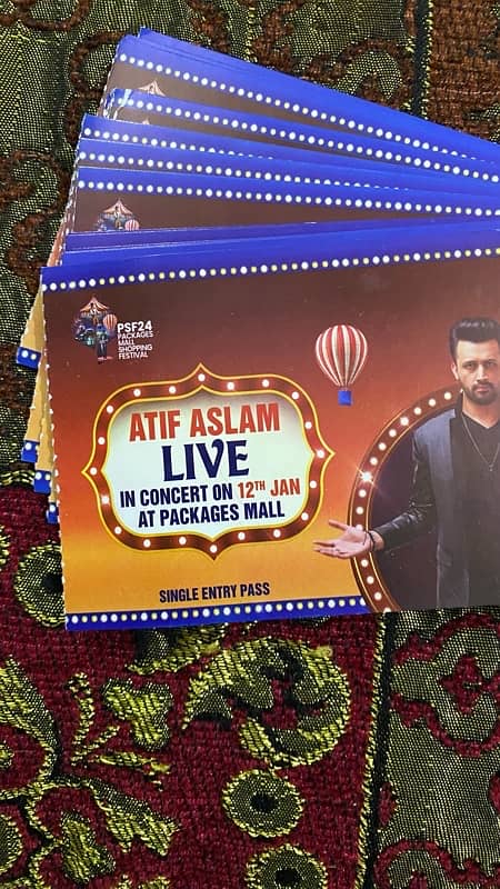 Atif Aslam Concert Pass 1