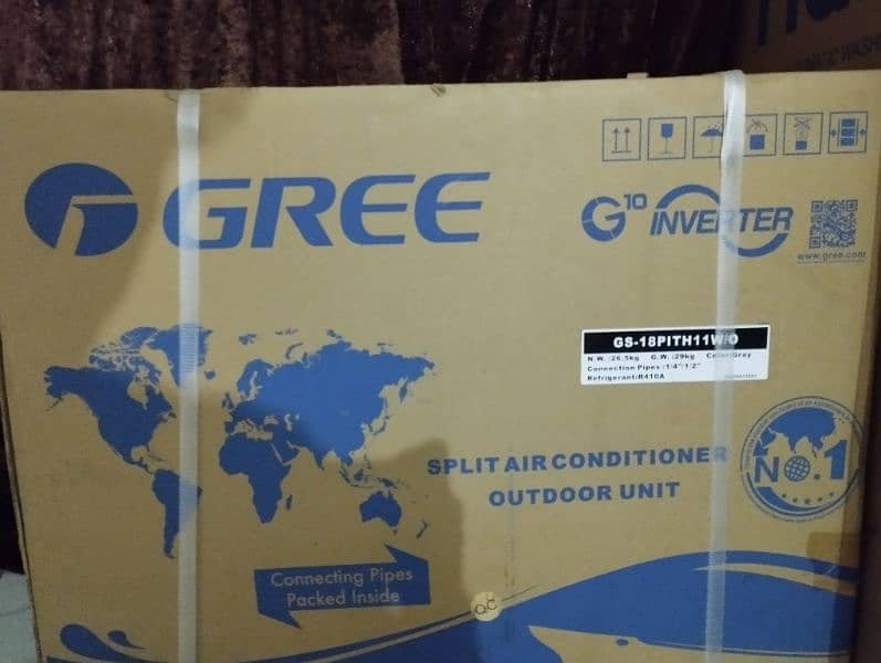 Gree GS 18Pith11W, 1.5 Ton inverter AC,Heat & Cool,410A Gas,Box Packed 0