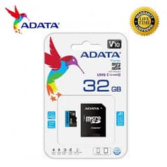 ADATA SD CARD 32gb ,64GB , 128gb available