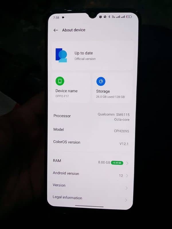 oppo f17 8+5/128 8