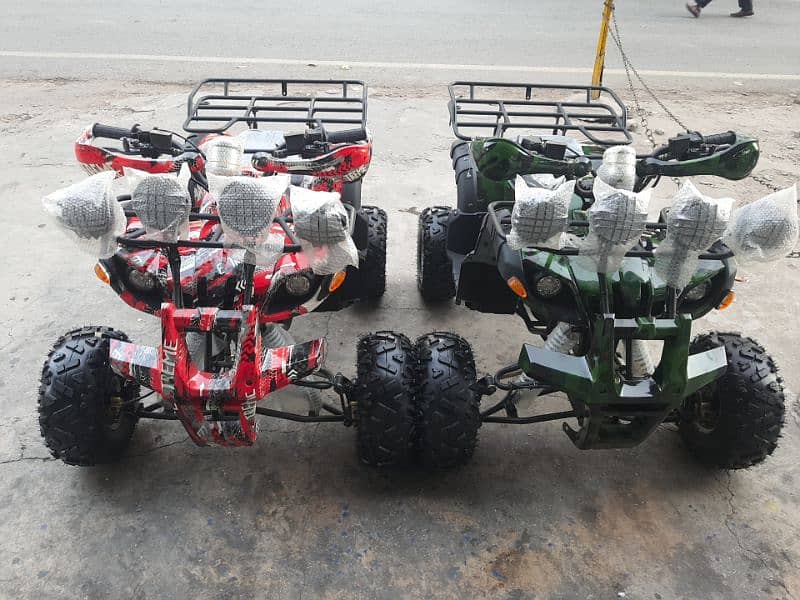 124cc brand new atv 4 wheels home delivery all Pakistan 0