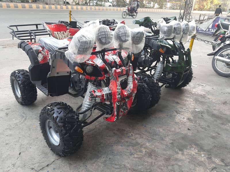 124cc brand new atv 4 wheels home delivery all Pakistan 2