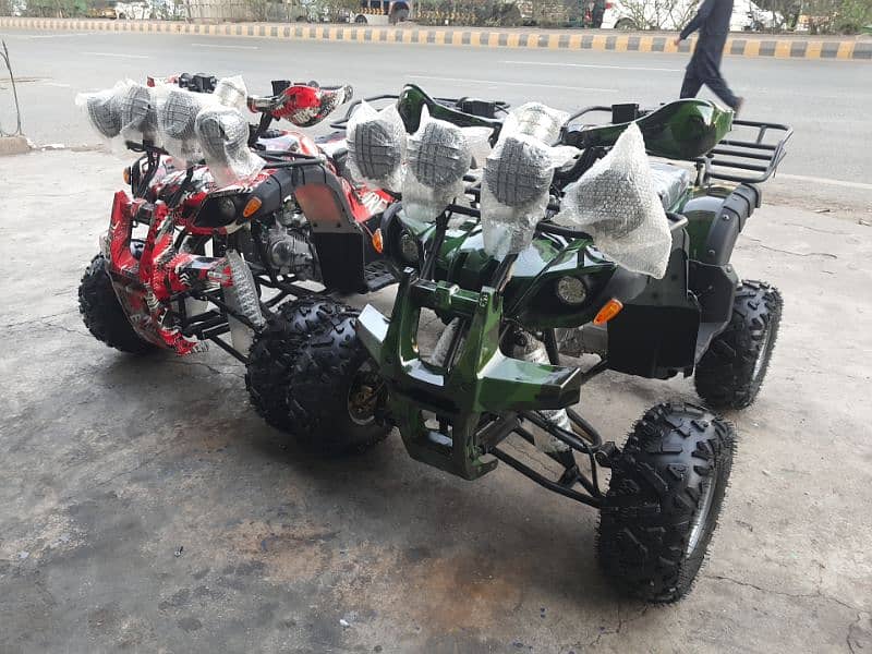 124cc brand new atv 4 wheels home delivery all Pakistan 3