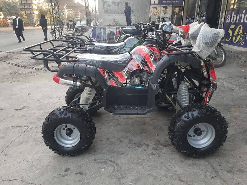 124cc brand new atv 4 wheels home delivery all Pakistan 6