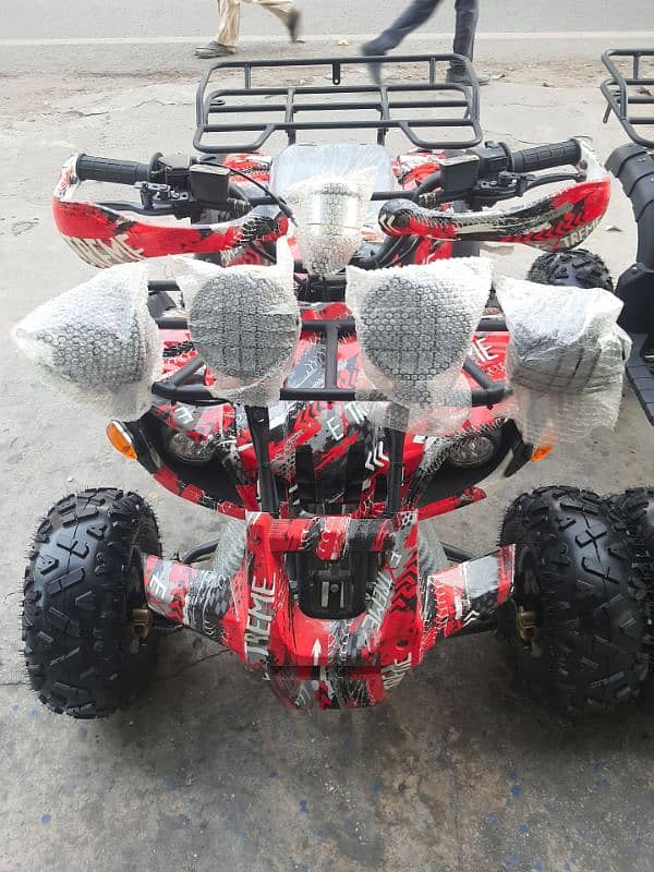 124cc brand new atv 4 wheels home delivery all Pakistan 7