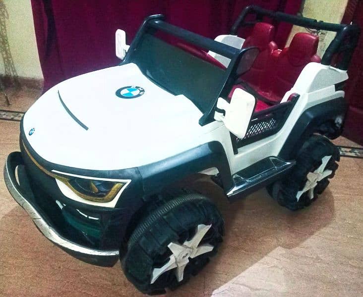 BMW jambo size Kids Jeep car 8motors power doors, remotecontrol, swing 5