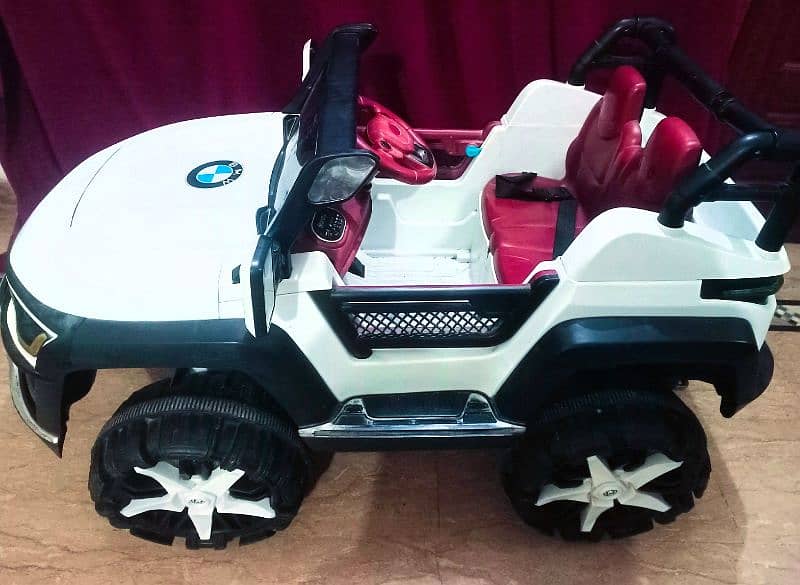 BMW jambo size Kids Jeep car 8motors power doors, remotecontrol, swing 9