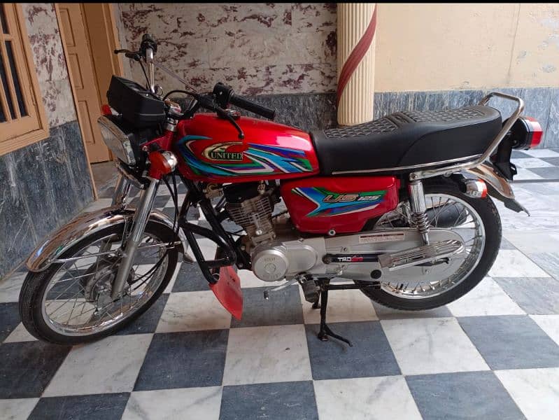 united 125cc 2024 model with double Saman 7