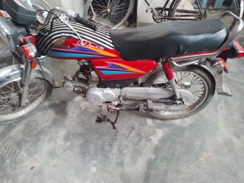 honda CD 70h multan no lush condition dacomints okay urgent for sale 1