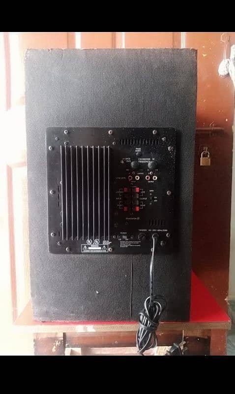 Centre speaker & subwoofer 5