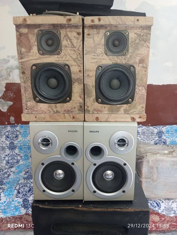 Centre speaker & subwoofer 9