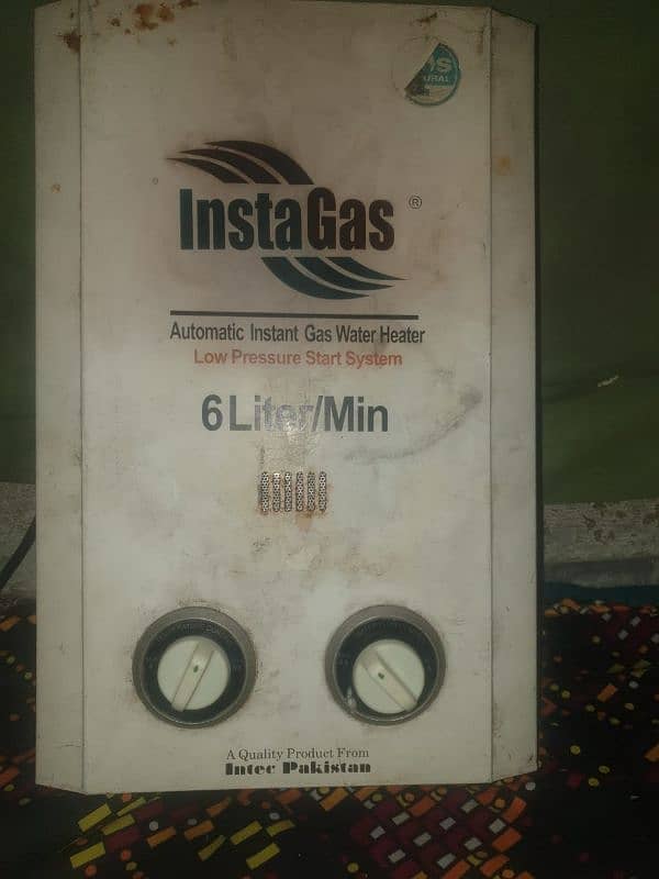 Nasgas instant geyser 6 liter 1