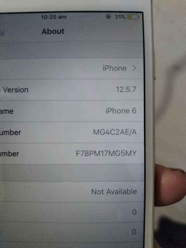 iPhone 6 storage 128gb all ok non pta 2