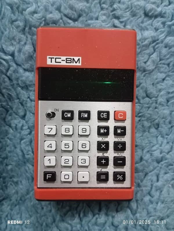 vintage 1970s VFD display calculator 3