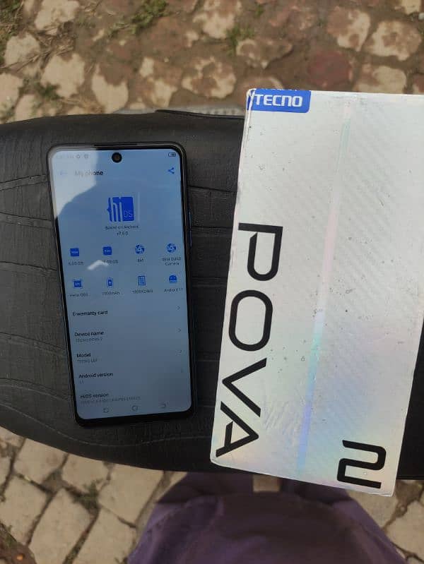 pova 2 Tecno 7000 mAh battery full box 7