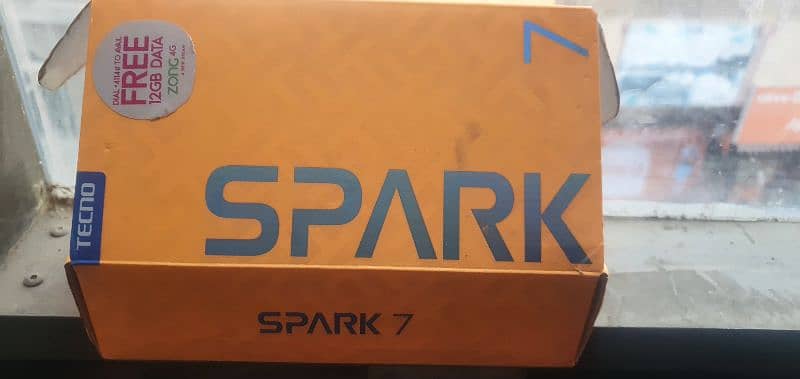 Tecno spark 7 Pta approved with box  2/32GB 10