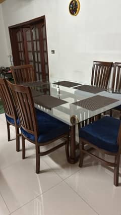 Brand New Solid Shesham Wood Dining Table