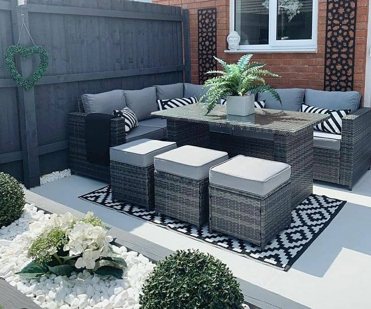 outdoor dining table/rattan sofa set/Garden chair/UPVC chair/swing 18